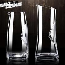 New crystal glass face red wine decanter luxury personality home Creative wine dispenser bar Special