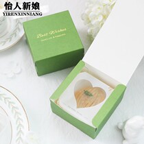 Moon cake box packing box gift box creative high-grade mid-autumn ice cream heart box single egg yolk crisp gift box