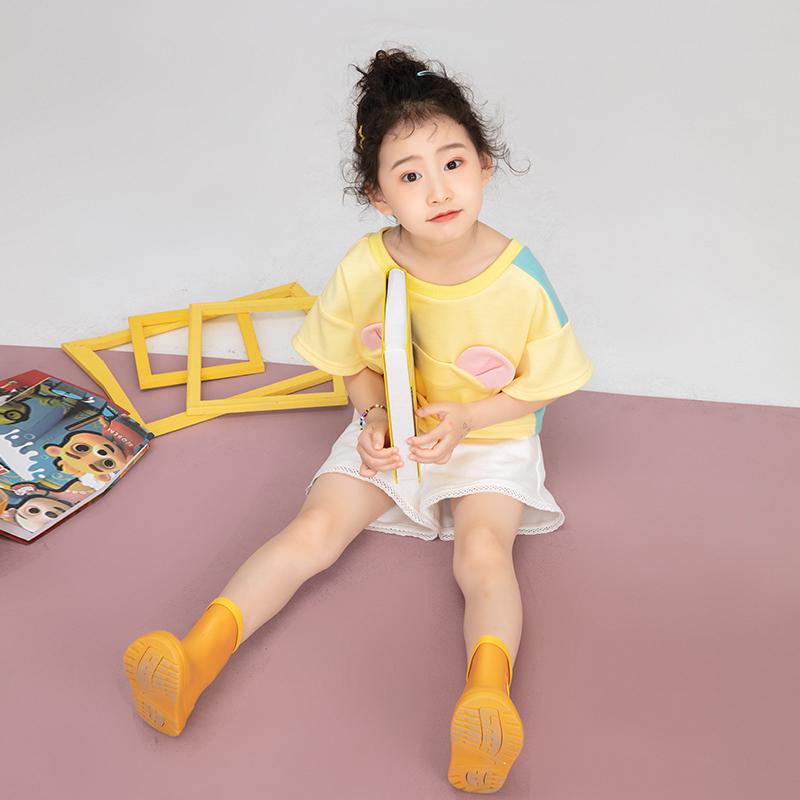 Micse Sonny Original Girl Han Edition of the cute cartoon T - shirt 2022 Summer New Clean Sweet Short Sleeve Children