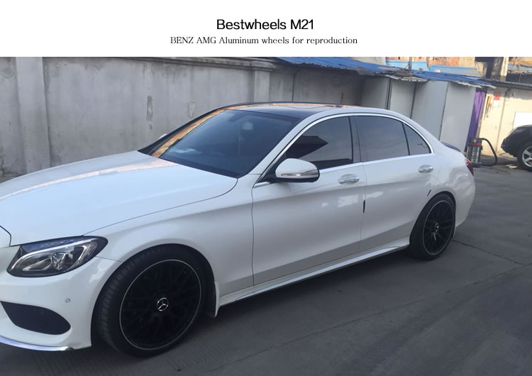 19/20 inch cho sửa đổi trung tâm bánh trước và sau của Mercedes-Benz C63s C200 GLC E300 được rèn chuông lốp AMG 	giá vành ô tô