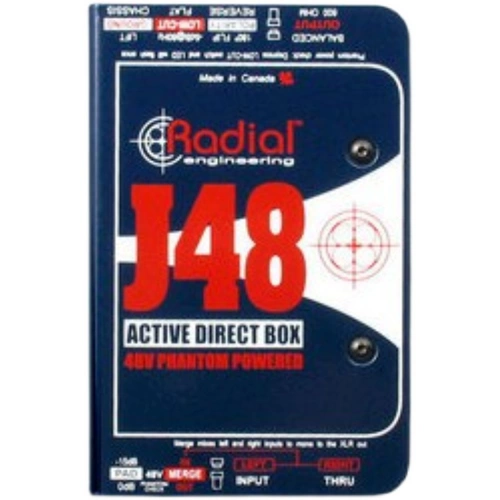 Radial J48/Stereo Pro48 Pro Di Prod2 JDI SB1 Профессиональная гитарная клавиатура DI Box