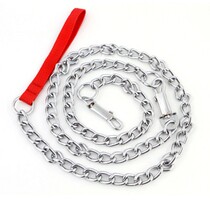 Chrome-plated dog chain pet chain with neck chain