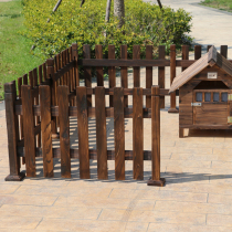 Charcoal wooden dog fence pet fence barrier large dog medium dog small dog pet fence