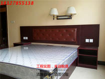 Fast Hotel Guesthouse Bed Hotel Dorm Room Rental Room Single Double Punctubed Bed Frame TV Table Furniture Complete customization