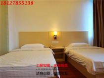 New Products Listed-Hotel Guesthouses Bed Frame TV Table And Chairs Quick hotel Furniture complete with custom-made available