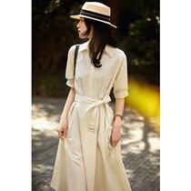 Mularsa Advanced Sensation Retro Port Taste Shirt With Dress Skirt Woman 2022 Summer New Temperament Cassera Long Skirt