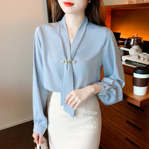 Mularsa design sensation small crowdshirt woman 2022 spring new advanced senses little sub-light cooked foreign air lining