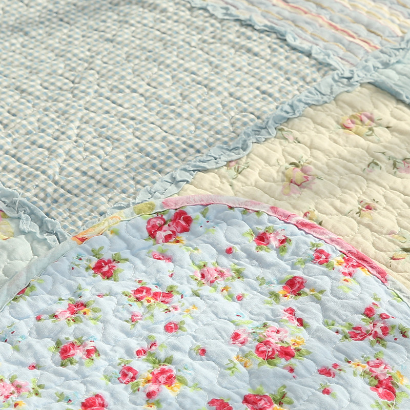 Cotton quilting được giặt bởi ba bộ mùa hè mát mẻ bởi điều hòa cotton là mùa xuân và mùa thu mùa hè đôi giường đơn pad đặc biệt các mẫu ga trải giường đẹp