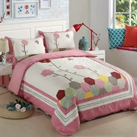 Ưu đãi giường Quilt xuất khẩu bao gồm ba tiểu gia đình bốn bông bông rửa máy lạnh kép là mát mẻ trong mùa hè vải lanh - Trải giường thảm chân giường