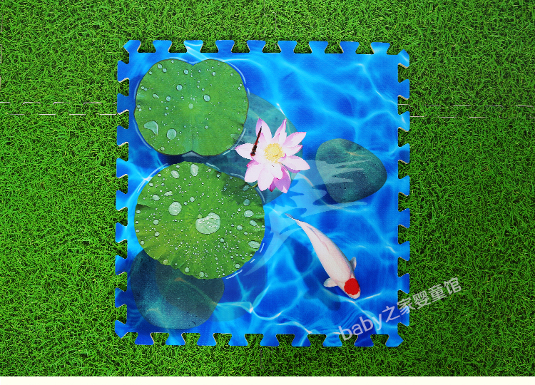 Cartoon sàn mat dày bé leo mat khâu bọt mat trẻ em câu đố phòng ngủ nhà bò mat - Thảm sàn miếng xốp lót sàn cho bé