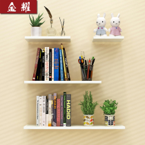 Wall shelf Wall word partition Bedroom bookshelf Simple modern shelf Wall hanging living room decoration College student