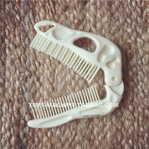 TSM0001KR Korea repurchase Neon Moon store purchase dinosaur skull folding comb spot