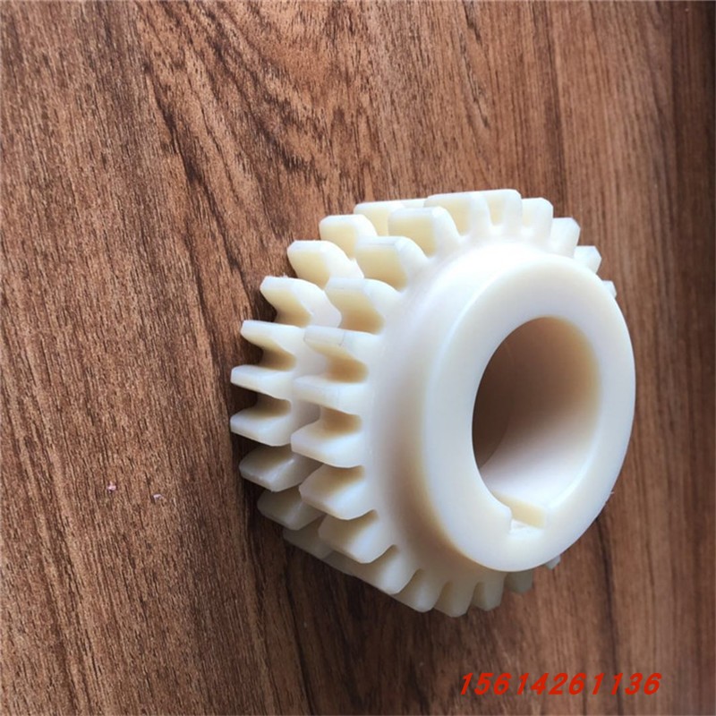 Blue MC 901 oil wear resistant PA66 precision gear without elastic nylon flange products to be customized