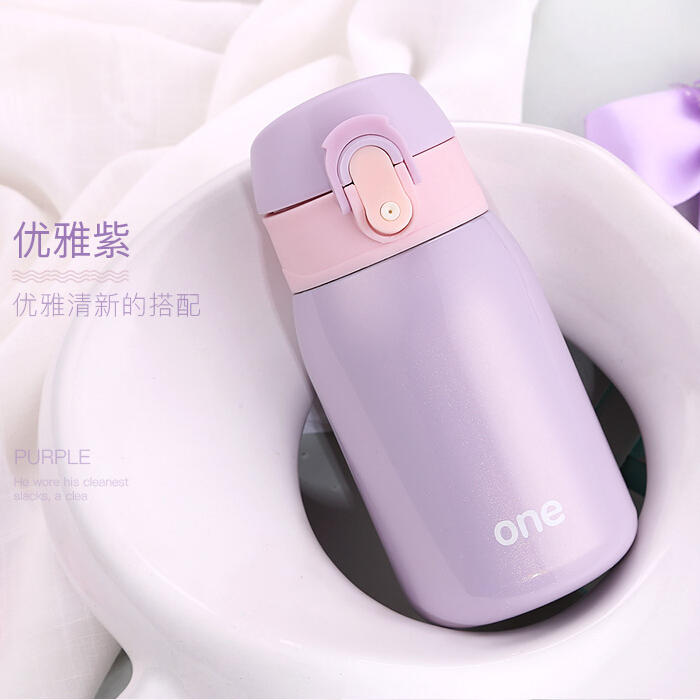 Thermos portable small small female exquisite water cup Simple male student Mini small direct drinking small capacity cup
