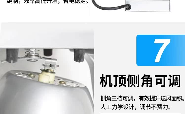 quạt trần đèn Quạt trần kim loại Changan Quạt trần 16 inch 20 inch Quạt trần công nghiệp lắc đầu công suất cao quạt điện - Quạt điện cánh quạt trần