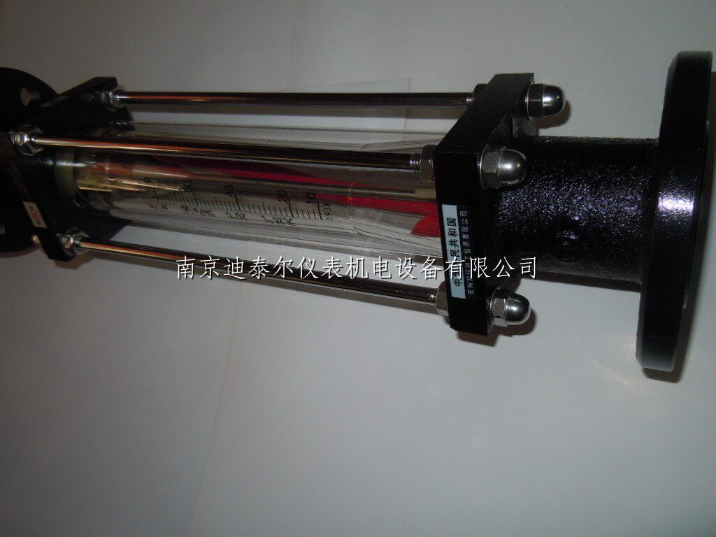 Changzhou Shuanghuan brand LZB-25 glass rotameter Flanged float flowmeter Gas liquid flowmeter