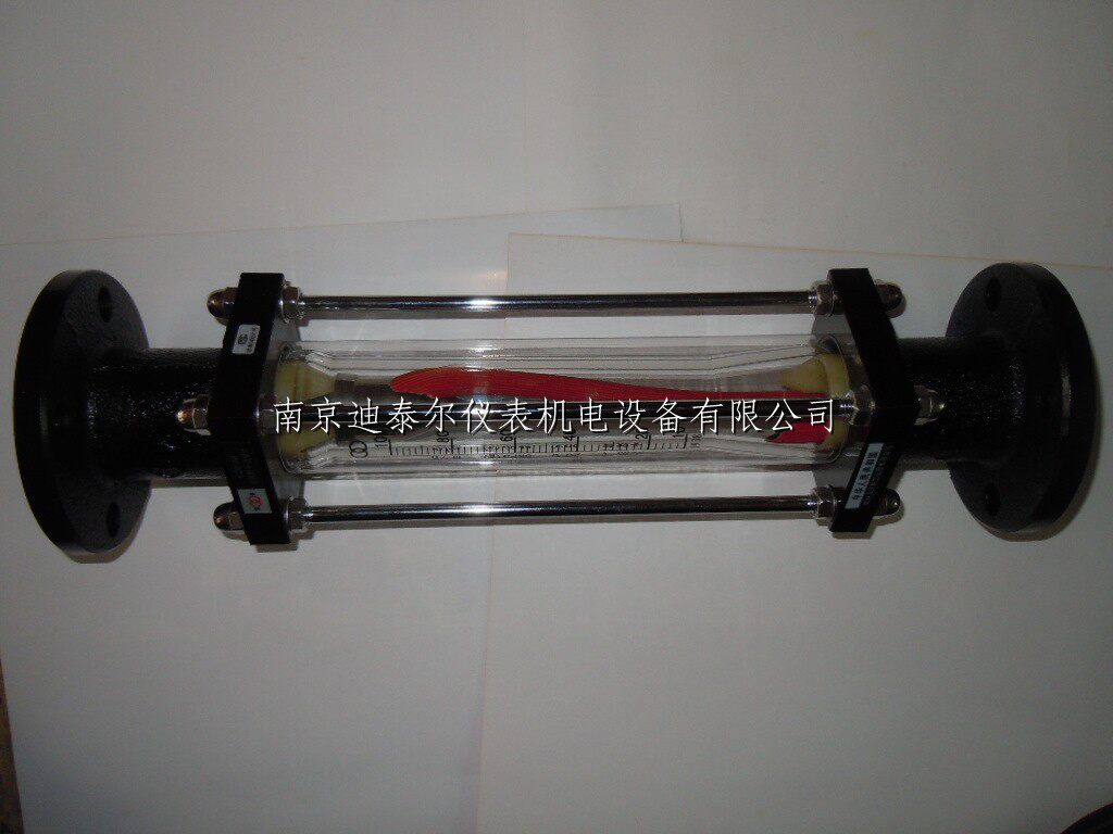 Changzhou Shuanghuan brand LZB-15 glass rotameter flange connection glass tube float flowmeter