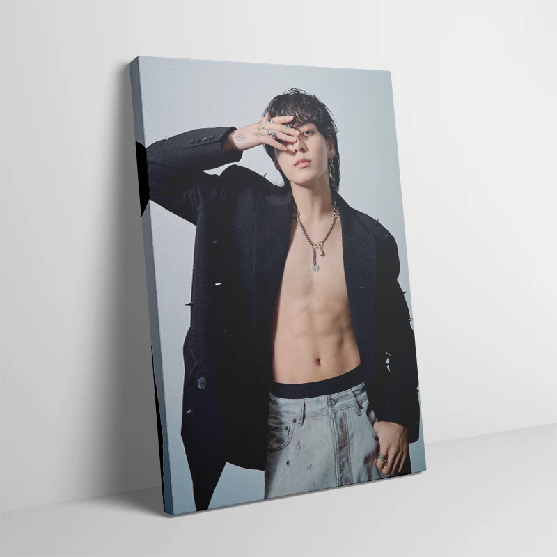 Безрамная картина с декором BTS Tianjiu Country Jungkook, индивидуальная звезда, подарок для комнаты, общежитие, настенная