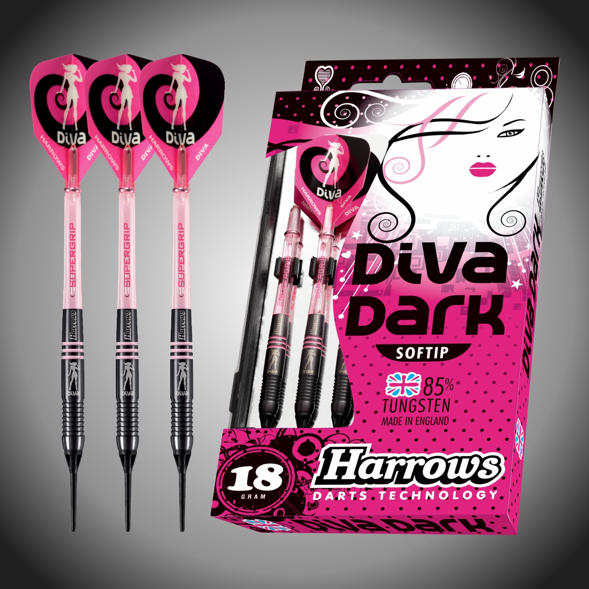 Official import harrows HARRIS DIVA professional competition darts tungsten steel soft electronic dart needle