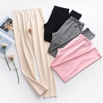 200 kg of pure cotton large sweater pants warm and warm pants in old trousers high waist loose autumn and winter thin wear fat mm