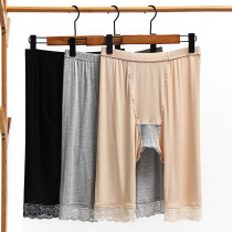 Without underwear  large - code safety shorts  6 pants thread cotton  without rolling the edge  weight  200 kg 