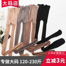 Enlarge Code silk stocking conjoined socks Fat mm Gats up extra special thin 10D overdraft lengthened summer and Garfertilizer silk stocking 200 catty