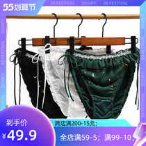 200 Jin Character Pants Bow Tie Lace Briefs High Waist Womens Comeback Day Ensemble Cute Young Girl Birth Big Code Fat mm Summer