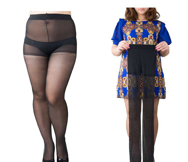 Vớ vớ XL chất béo mm cộng với phân bón tăng đặc biệt 10D xuyên da cộng với mùa hè dài cộng với vớ mỡ 200 tất dài đến đầu gối