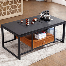 Kung Fu tea table Tea table table Small tea table Integrated living room tea table Office small household fire stone tea table
