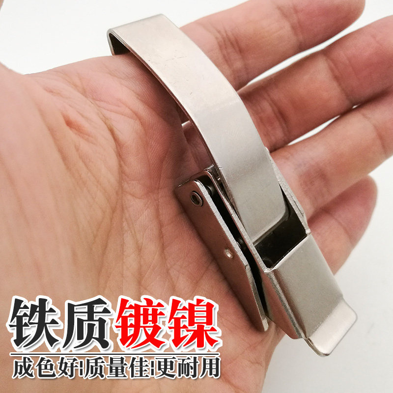 Bucket buckle Buckle Tower Buckle Manufacturer Direct sales Elephant Nose Shockproof Box 504 Iron bucket Hook Lid Fastener