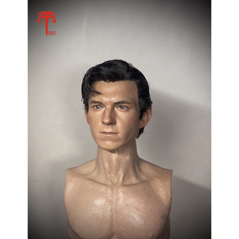 [in Stock] Xt001 1/6 Spider-Man Tom Holland 12inch Action Figure Head Sculpt Handmade Wool Hair Transplant