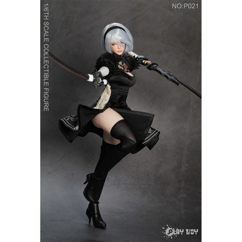 In Stock Play Toy 1/6 Sexy Robot Figure 2B Action Figure P021 Nier Soldier In Stock Play Toy 1/6 Sexy Robot Figure 2B Action Figure P021 Nier Soldier