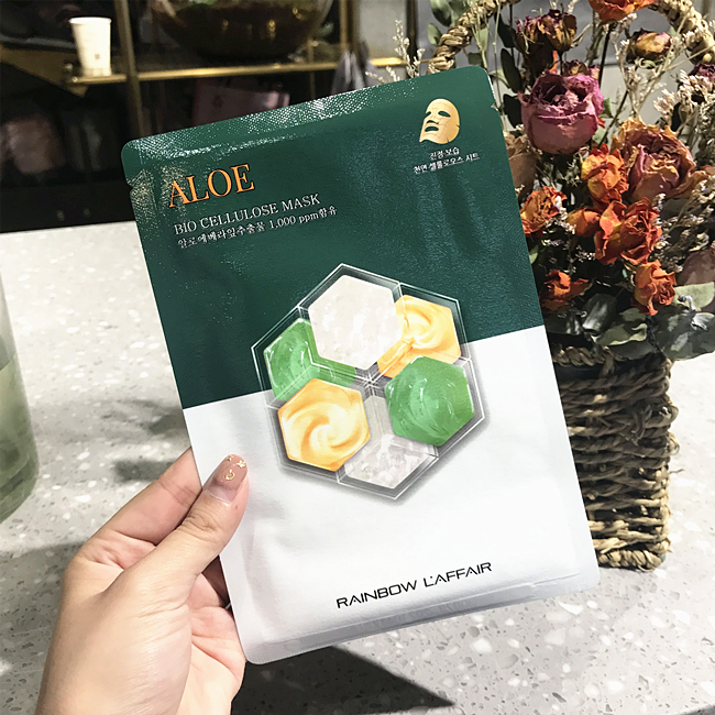 Hàn Quốc cầu vồng laffair cầu vồng lô hội mật ong ong mật ong RL mặt nạ dưỡng ẩm làm săn chắc 1 hộp 11 miếng mặt nạ dưỡng da hàn quốc