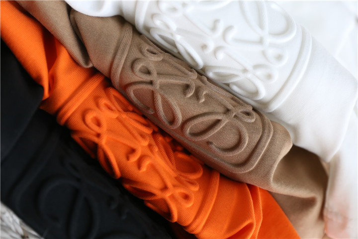 Member Exclusive Small Embroidered 3D Letter Pocket Print Unisex Summer Cotton Loose Fit Short Sleeve T-Shirt