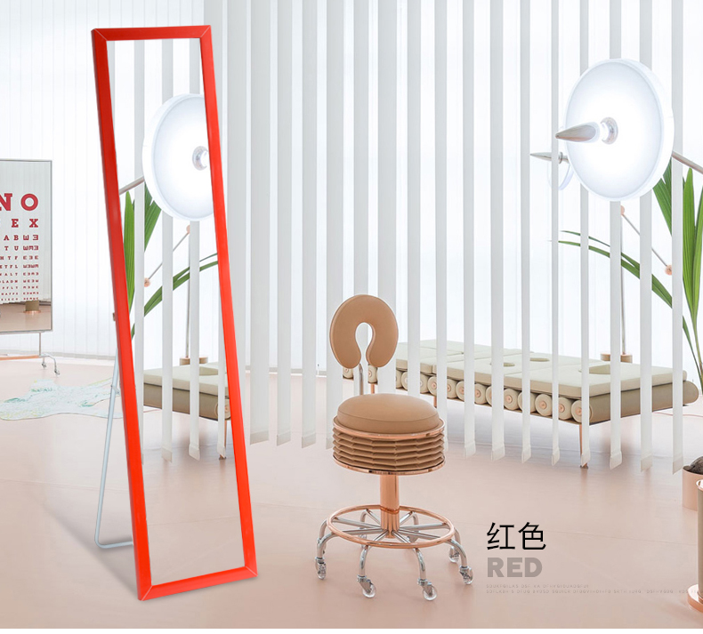 Gương cây lớn hiện đại tối giản gương thay đồ nhà lắp gương gương sàn gương dài phòng khách gương dài - Gương gương trang điểm có đèn