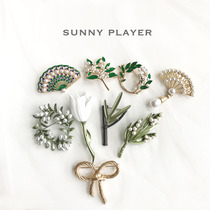 Corsage brooch Wedding wedding bride and groom forest department small fresh simple pearl accessories full set of creative pins