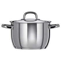 Shanghai confused IKEA domestic Oubali pot with lid stainless steel soup pot deep pot steamer