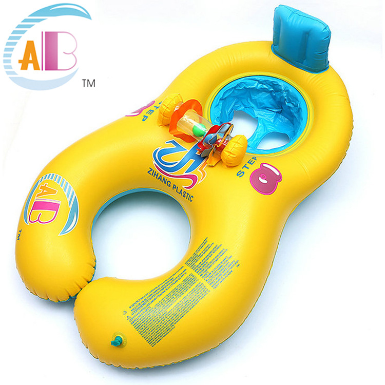 Vòng bơi đôi cha mẹ-con phao cứu sinh bé ngồi vòng nổi nách vòng ABC mẹ và con chơi vòng nước phao thiên nga