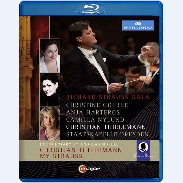 Strauss Vocal Recital Evening: Anja/Gerke/Tylerman/Dresden/2014 Blu-Ray 25g