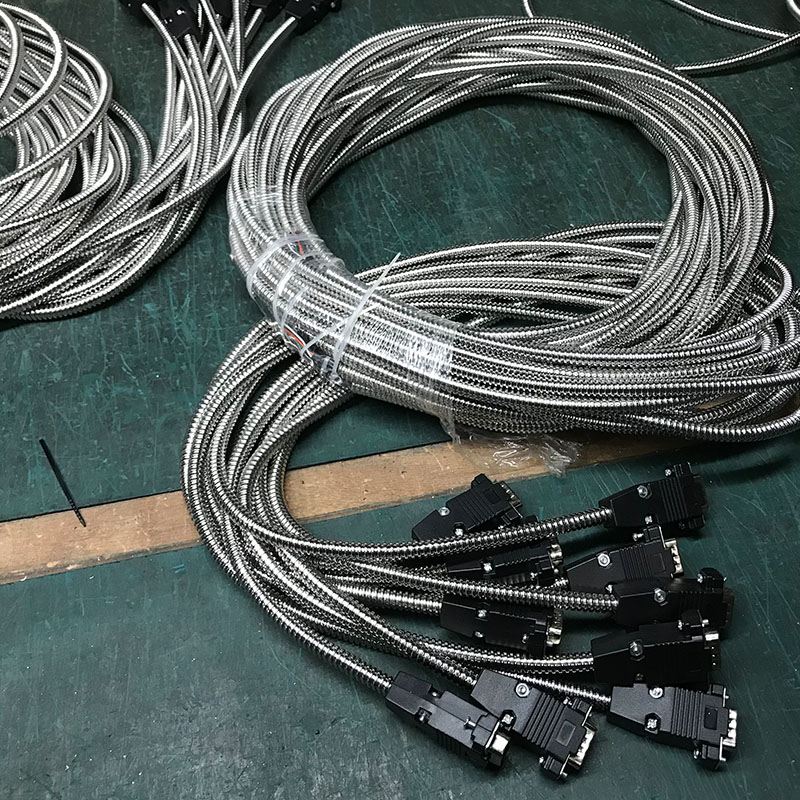 Lantian light grid ruler data line letter and electronic ruler raster displacement sensor extension cord ten thousand Gilbert signal line TTL