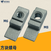 RP-017-1-2 Control Cabinet Accessories PS Cabinet Accessories PA Cabinet Accessories Imitation Wittcabinet Square Nuts M6 M8