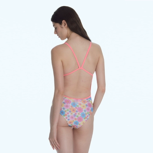 彤彤 Сексуальный спортивный купальник, в корейском стиле, по фигуре, цветочный принт