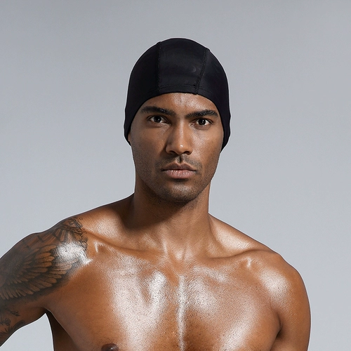 Большая комфортная плавательная шапочка, водонепроницаемая модная шапка для взрослых для плавания, прочный комплект