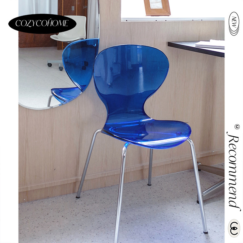 Episode Shell Nordic Ins Wind Designer Original Acrylic Chair Dining Chair Computer Chair Backrest Casual Chair Office Chair