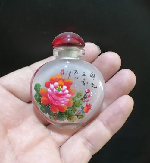 非遗内画鼻烟壶，手把鼻烟壶
