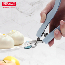  Stainless steel steaming rice pick-up clip Anti-scalding oven clip Pick-up tray Household bowl pick-up bowl clip Non-slip gadget