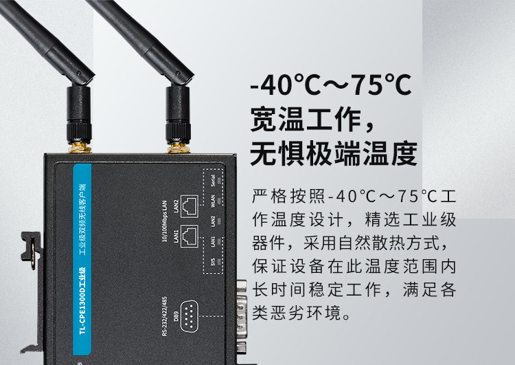 TP-LINK PU LIAN TL-CPE1300D промышленного класса пара частота беспроводной клиент END 11AC NET BRIDGE 1200M Клиент приемник алюминиевых сплавов DIN руководство Роуминг удаленный Облачное управление