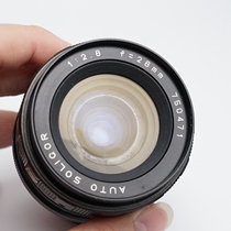 Special price m42 mouth beautiful SOLIGOR 28 2 8 wide angle fixed focus manual lens all metal Old Lens transfer