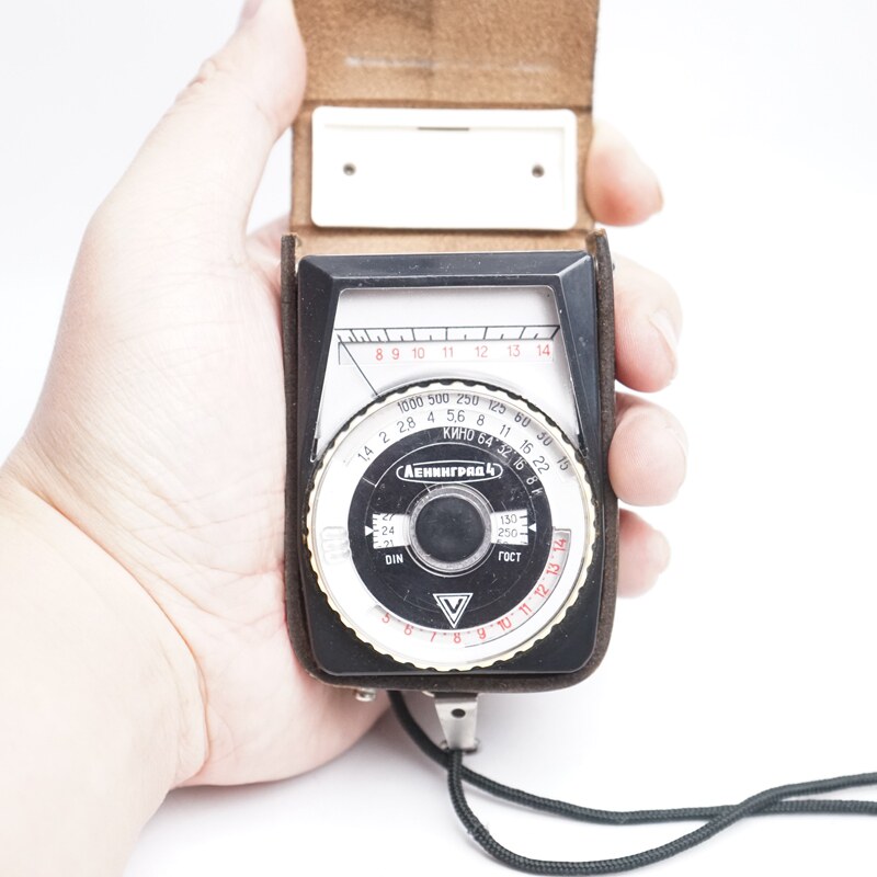 Russia LENINGRAD 4 photometric sheet film camera with professional grade small portable old collection with leather sleeve-Taobao
