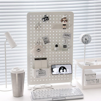 Perforated board small plate metal magnetic storage rack
